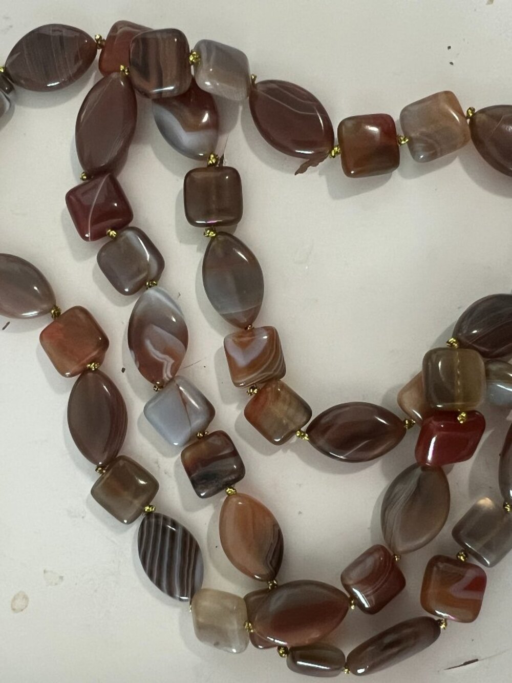 Beautiful agate necklace